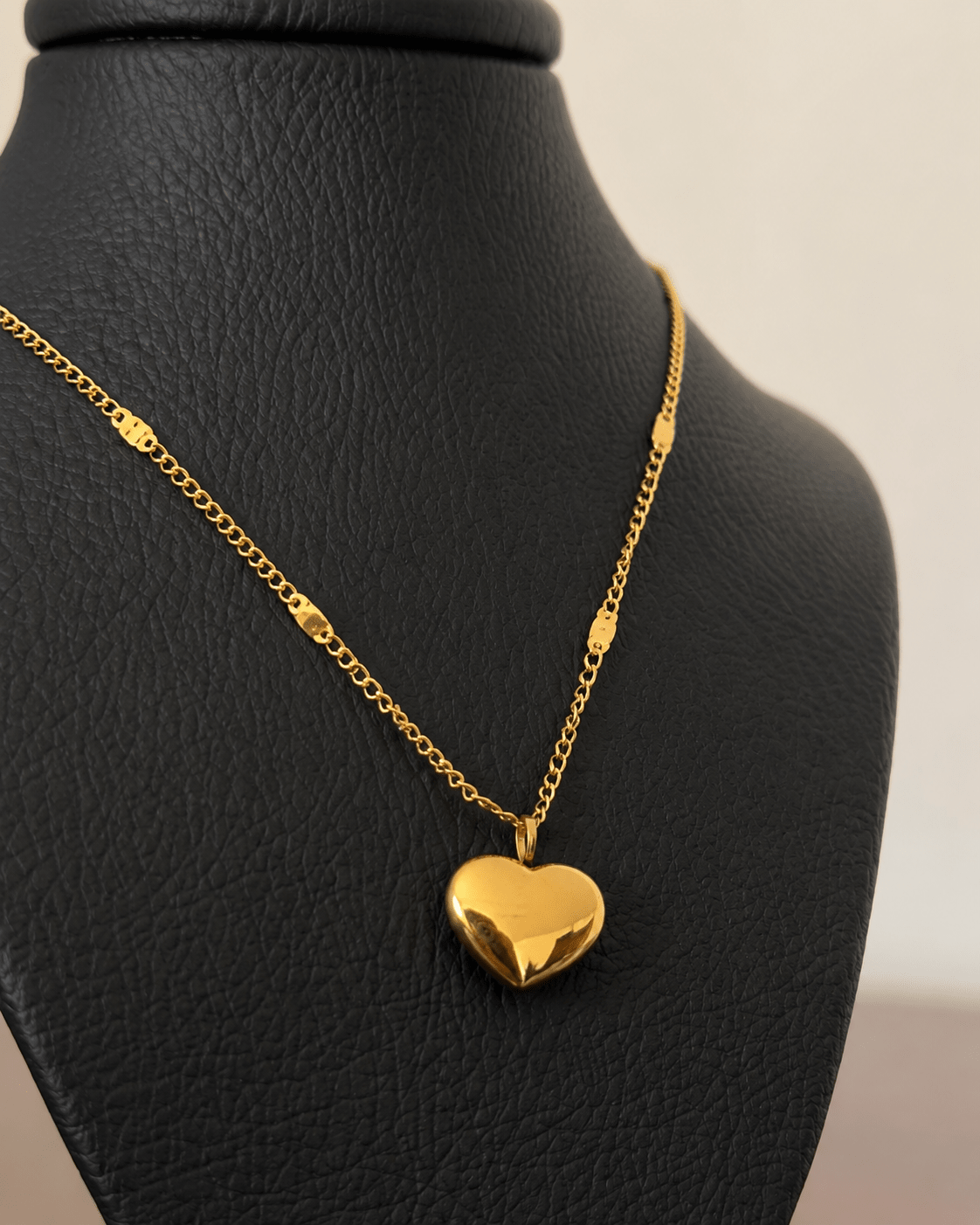 Collar Gota Corazón Dorado - IXIA