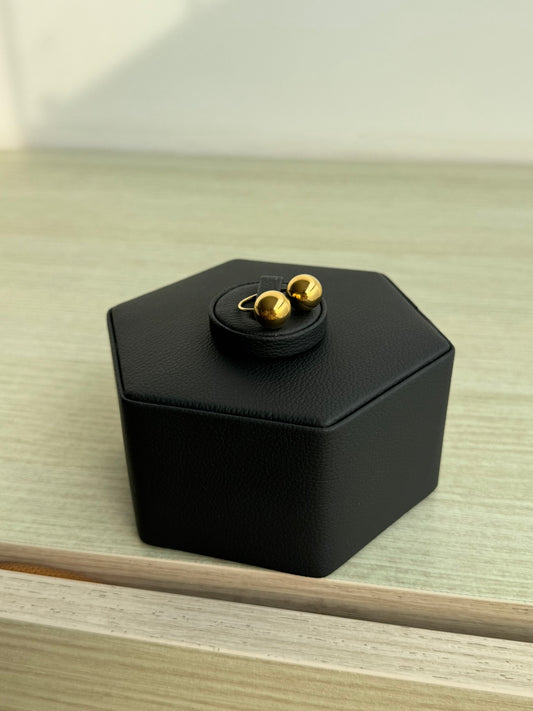 Anillo Golden Double Pearl - IXIA