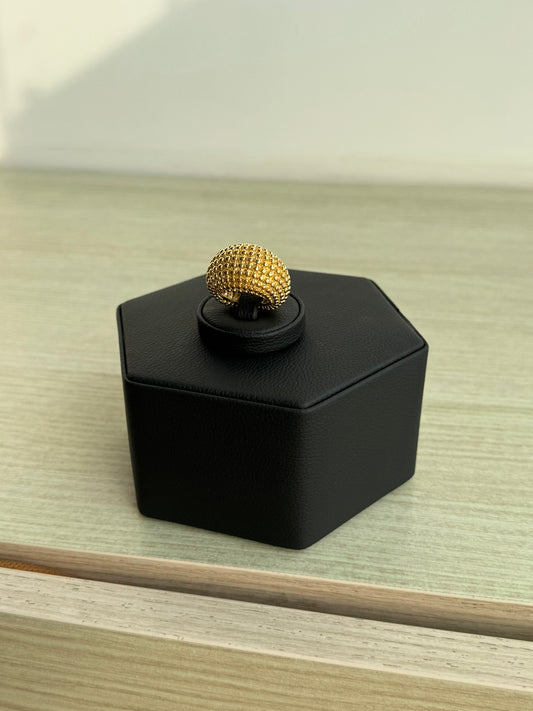 Anillo Golden Mesh Dome - IXIA