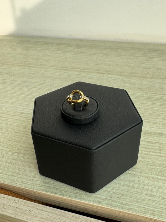 Anillo Golden Ribbon Pearl - IXIA