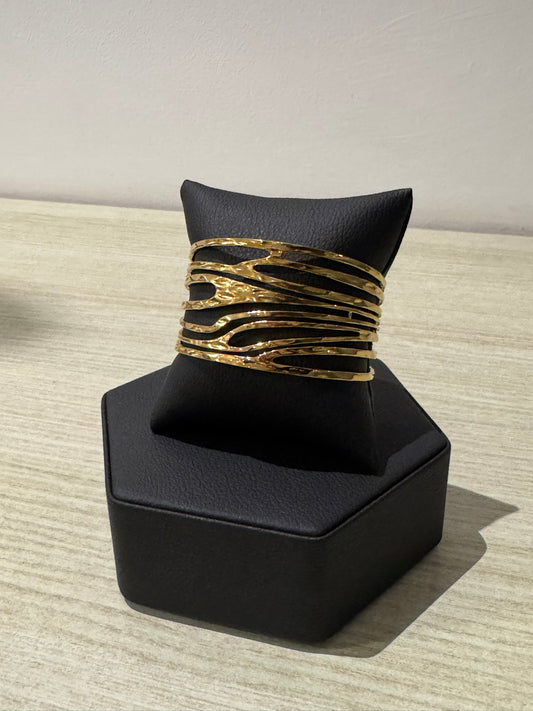 Brazalete Golden Organic Stack - IXIA