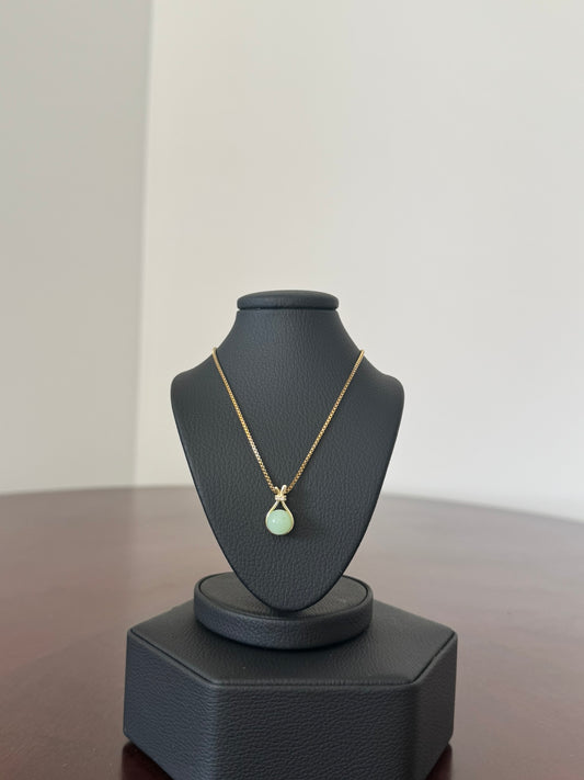 Collar Golden Green Pearl - IXIA