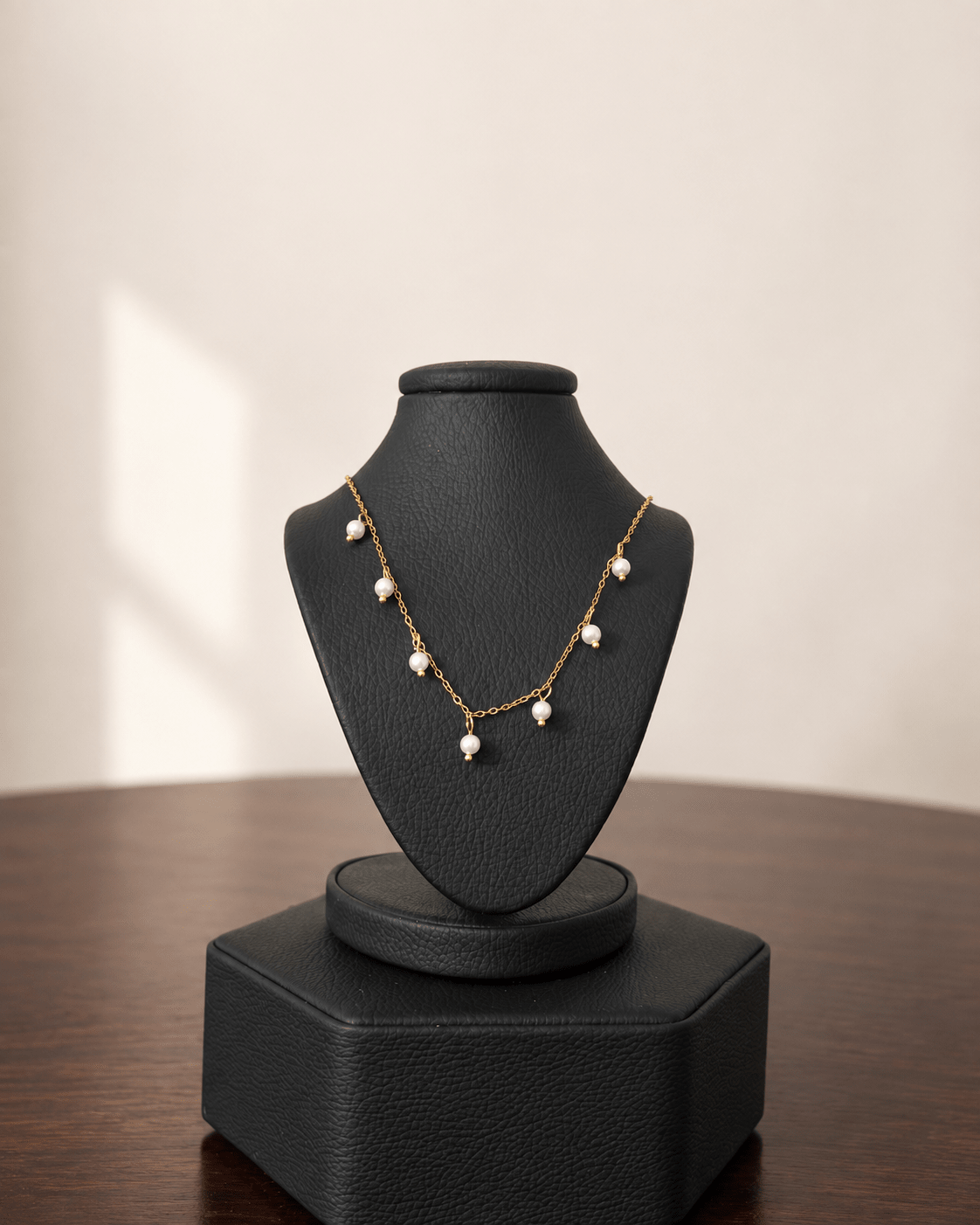 Collar Gotas de Perla Dorado - IXIA