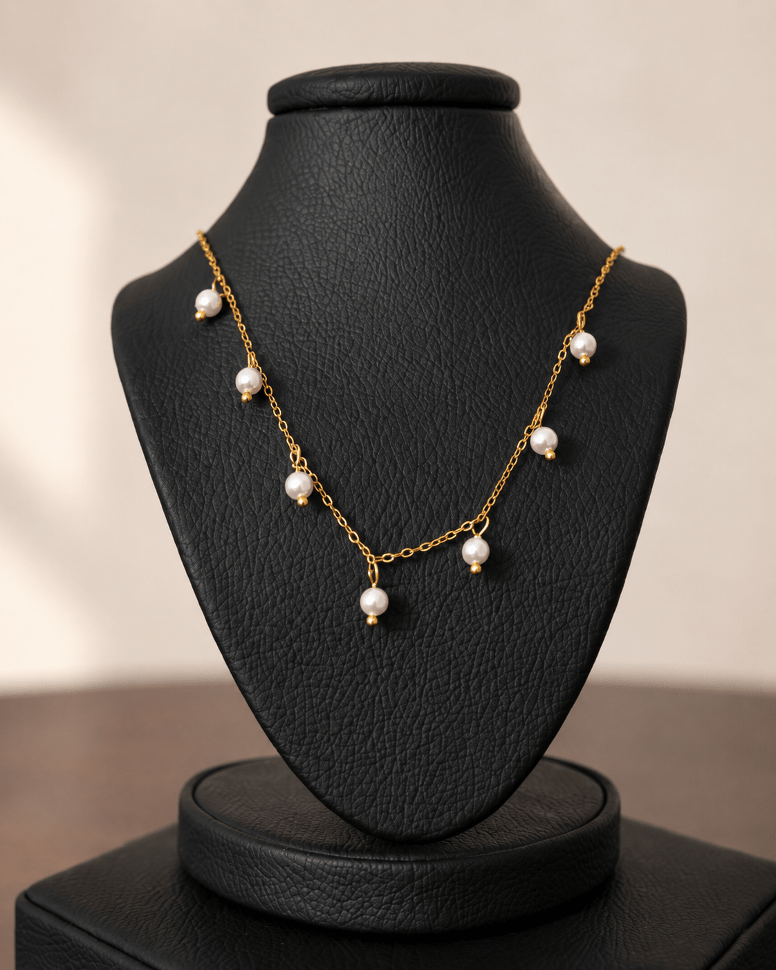 Collar Gotas de Perla Dorado - IXIA