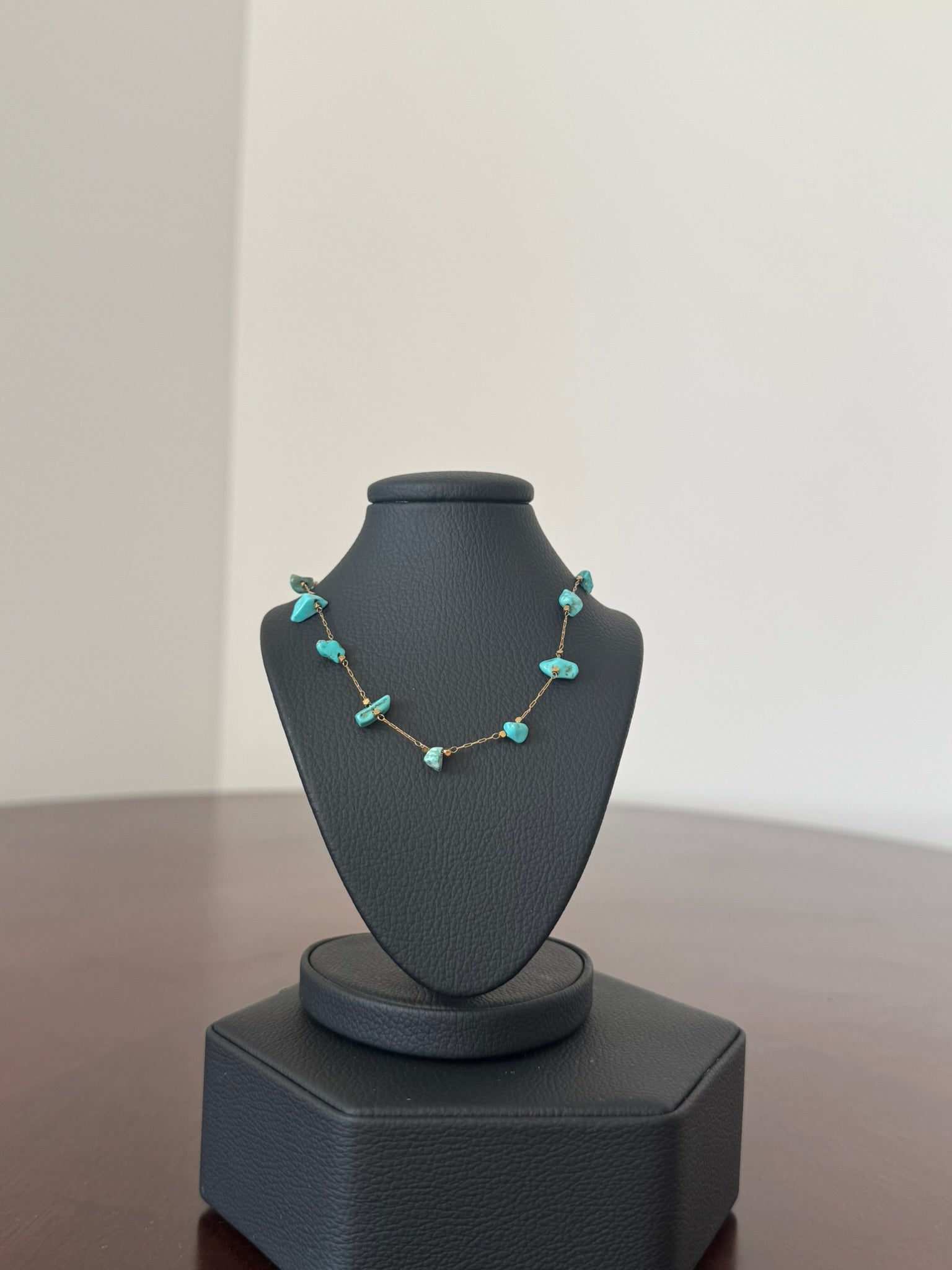 Collar Golden Green Beads - IXIA