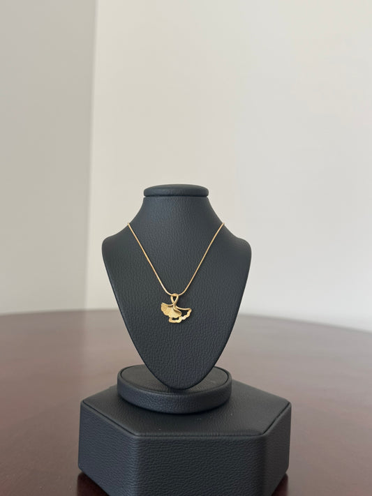 Collar Golden Mini Heart - IXIA