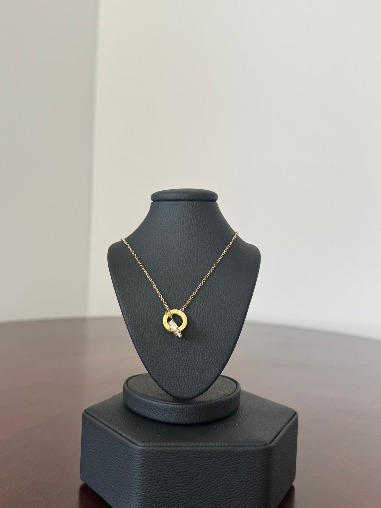 Collar Golden Heart Pearl - IXIA