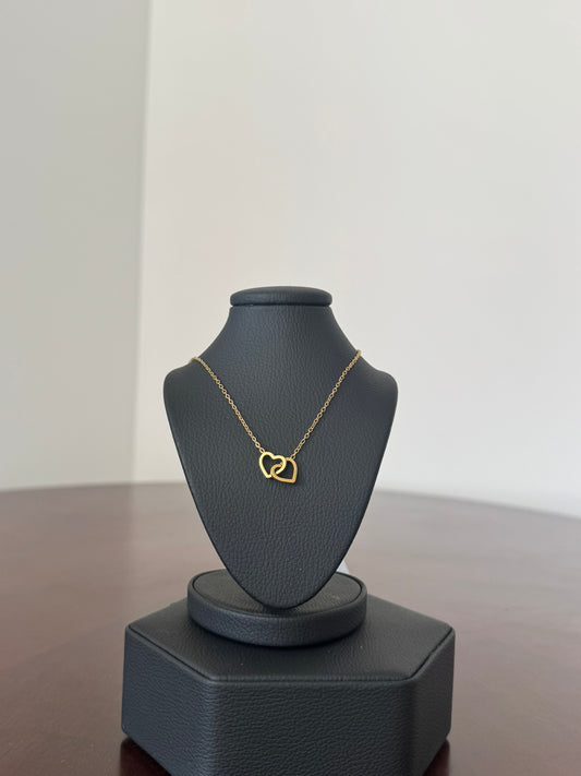 Collar Gota Geométrica Dorada