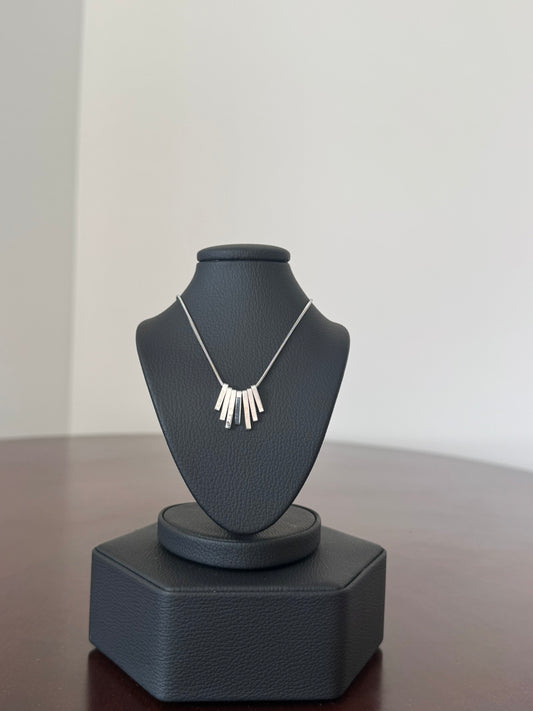 Collar Silver Silver Butterfly - IXIA