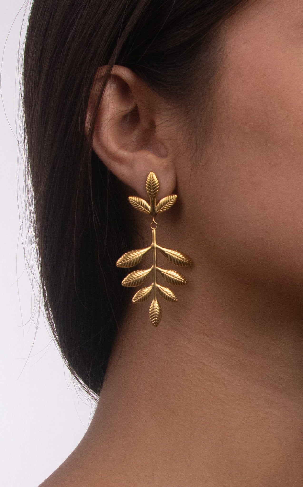 Aretes Gota Sol Dorado - IXIA
