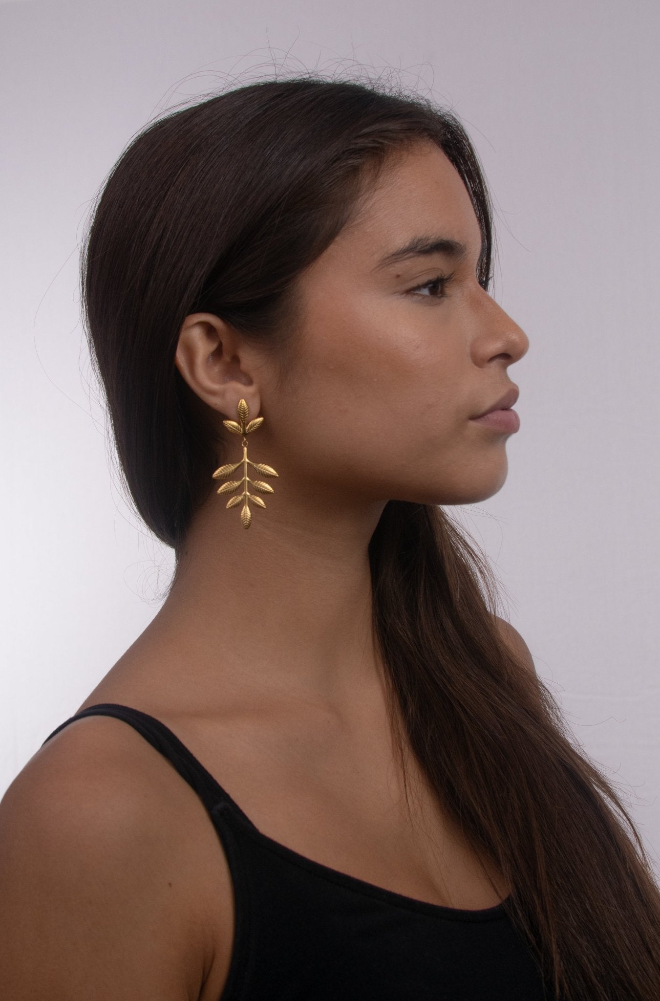 Aretes Gota Sol Dorado - IXIA
