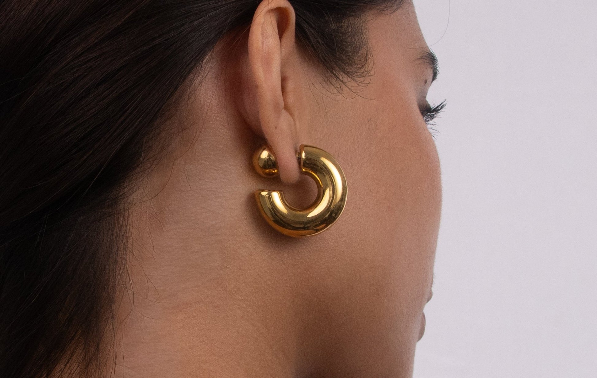 Aretes Mini Aros Dorado - IXIA