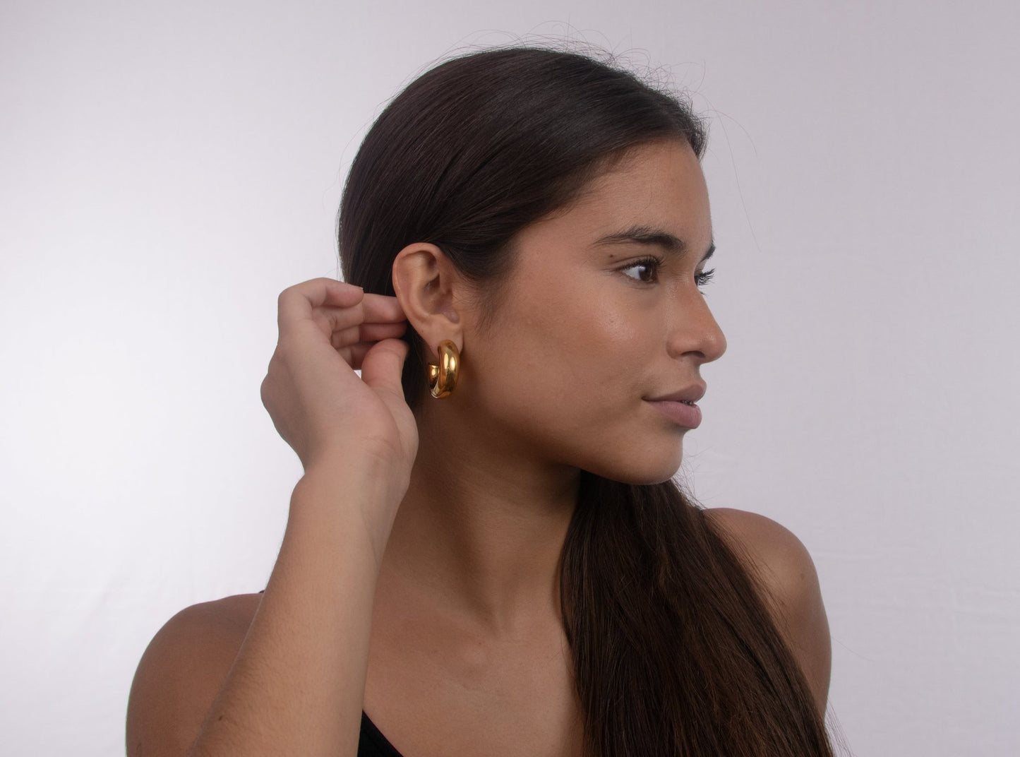 Aretes Mini Aros Dorado - IXIA