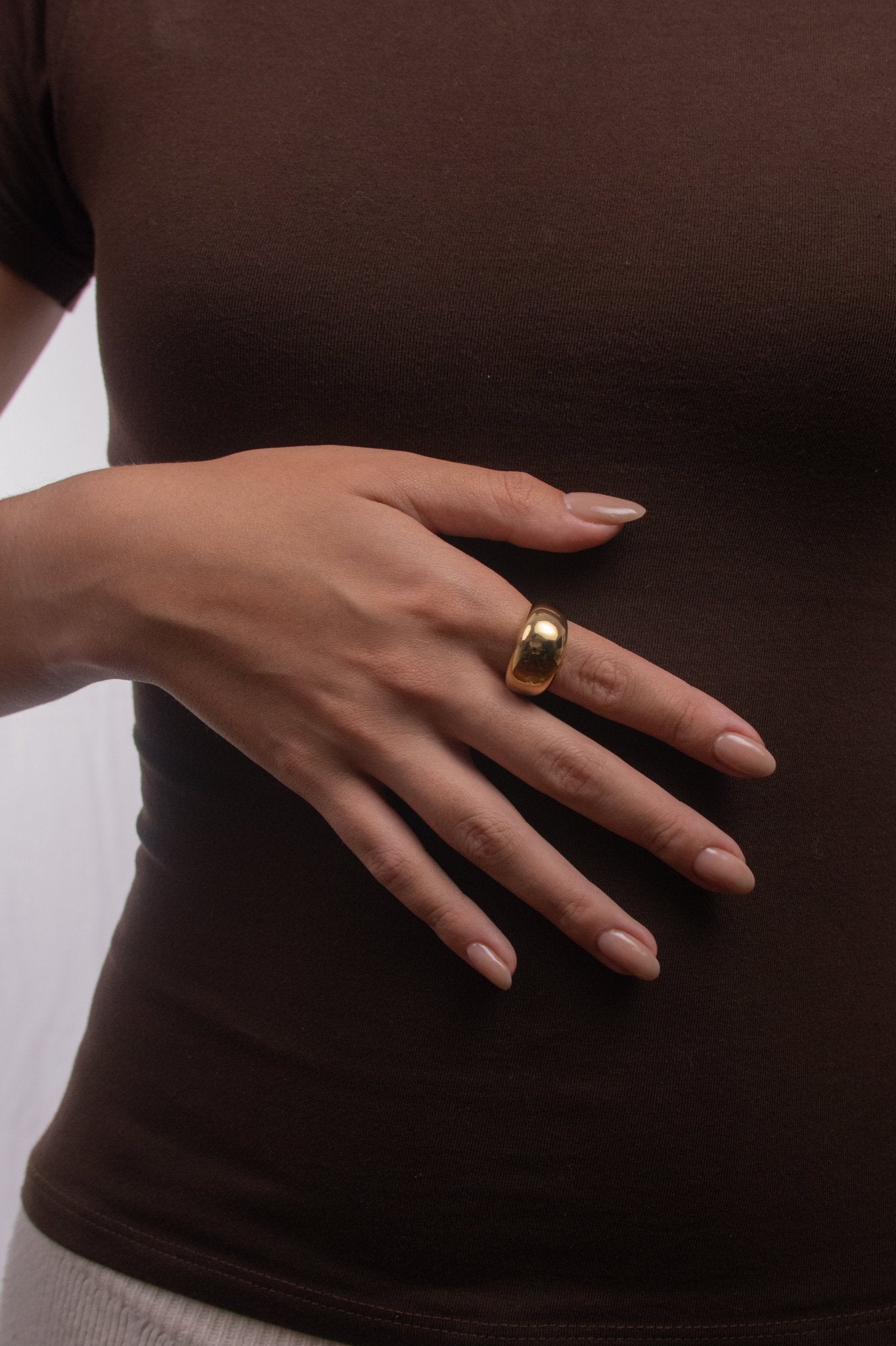 Anillo Cúpula Dorada - IXIA