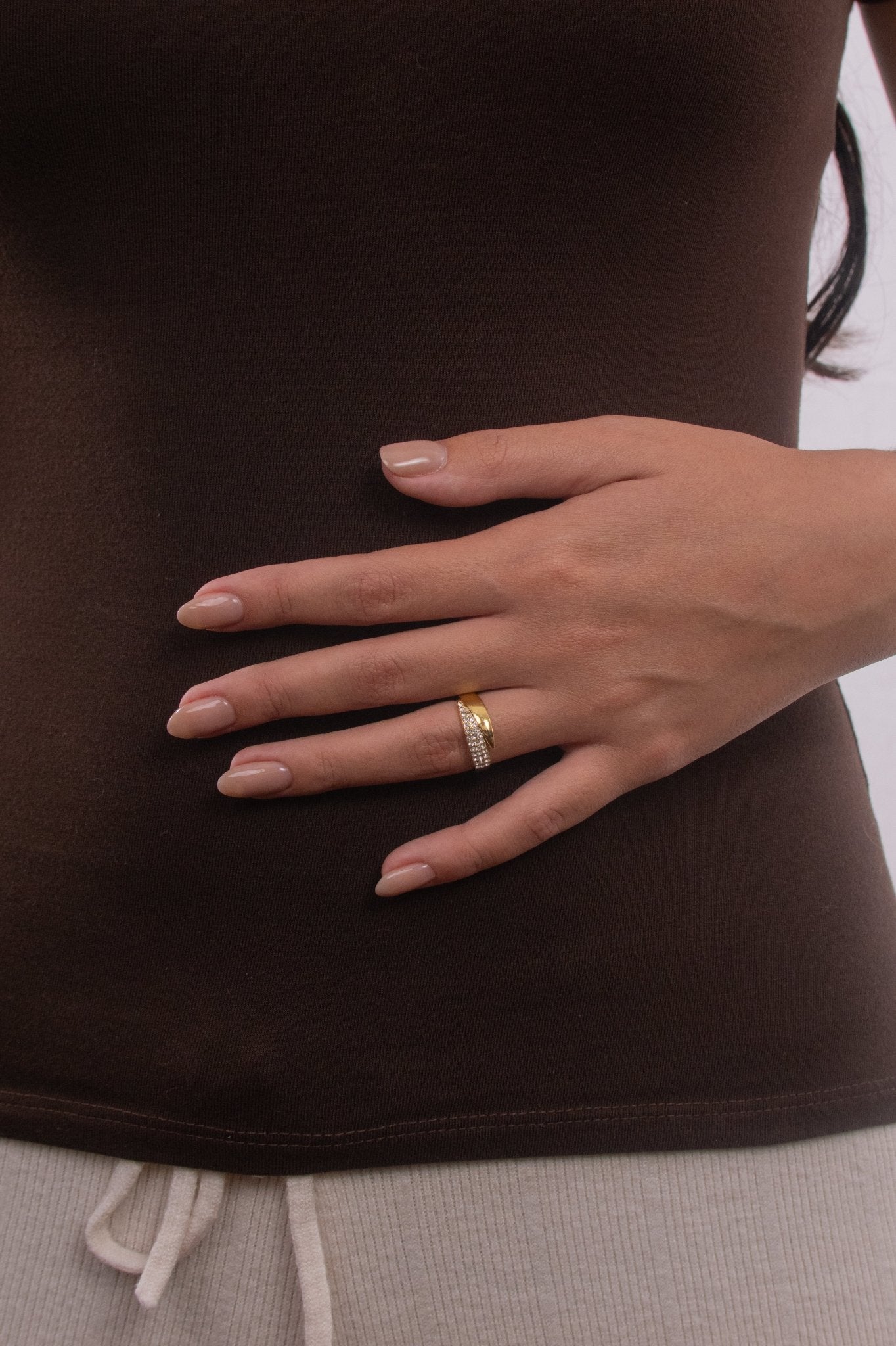 Anillo Órbita Dorado - IXIA