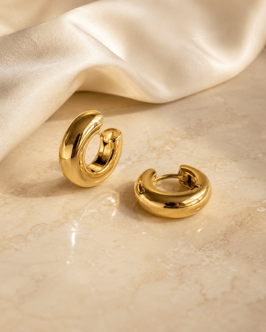 Aretes Mini Aros Dorado - IXIA